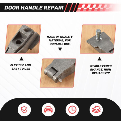 Chrome Outer Door Handle Hinge Repair for  500 51964555 2