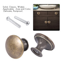 25PCS Vintage Door Drawer Knobs 30mm Antique Kitchen Cabinet Cupboard Handles, for Dresser and Cabinet, Old Bronze