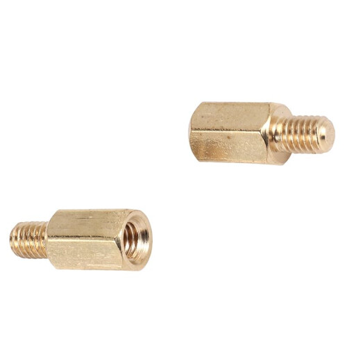 50 Pcs PC PCB Motherboard Brass Standoff Hexagonal Spacer M3 7+4mm