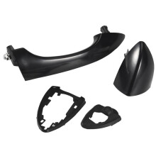 Auto Glas Schwarz Vorne / Hinten Rechts AußEn AußEn TüR Griff für X5 E53 51218257738