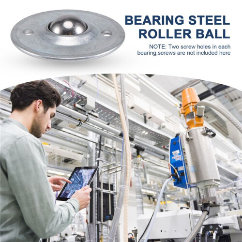 10 PeçAs CY-16B 5/8 Polegadas Rolamento de AçO Rolo Esfera Flange Transportador Unidade de TransferêNcia 2