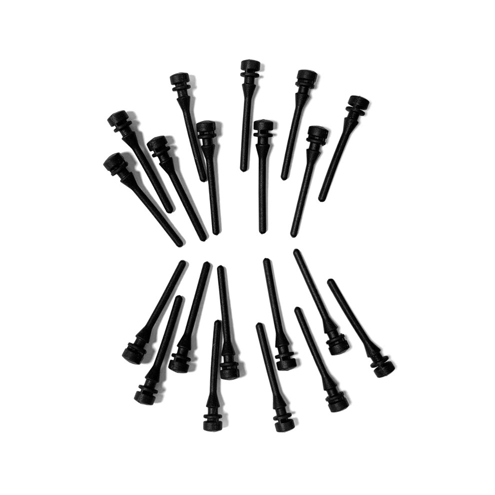 20Pcs Black Pc Fan Rubber Screw Damping Nail Vibration Dampening Silicone Screw Pin Rivet 4711201456799