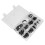 320Pcs Carbon Steel Compression Type Wavy Wave Crinkle Spring Three Wave Washers Assortment Kit 3