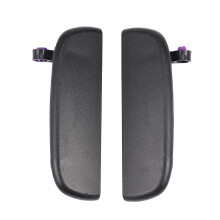 2Pcs Car Black Front Rear Outer Door Handle Exterior Outside Door Open Knob Left Right for  New Alto