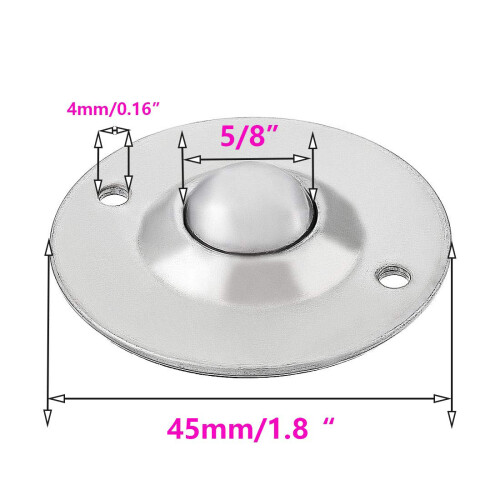 8 PeçAs CY-16B 5/8-Polegadas Rolamento de AçO Rolo Esfera Flange Transportador Unidade de TransferêNcia 1