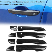 Right Hand Drive Door Handle Cover For 10Th Gen 2016 2017 2018 2019 Carbon Fiber Exterior Parts Accessories RHD