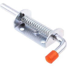 Metal Lock Bolt Spring Loaded with Grip Heavy Duty for Gate Shed Door Tailgate Trailer Garage