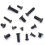 720Pcs Countersunk Flat   Screw Set M1.4 M1.7 M2 M2.5 M3 Carbon Steel Computer Notebook Laptop Screws Kit 1