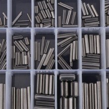 Kit Assortimento Perno un Molla con Intaglio nel Acciaio Inossidabile 280PZ , Perni di Tensione di Tensione Dei Tasselli un Molla Divisa con Scatola