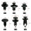 190 St Bil Push Pin Nit Trim Clips Kit Auto Fästdon Plast Fäst Nit 2