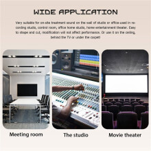 12 Pcs Sound-Absorbing Panels Sound Insulation Pads,Echo Bass Isolation,Used for Wall Decoration and Acoustic Treatment