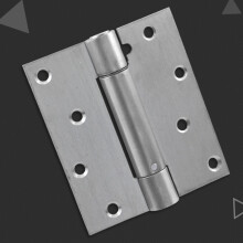 Selbst SchließEndes TüR Scharnier, 2 Packungen 4 Zoll Vierkant Einsteck Feder Aus Quadratischem Edelstahl Automatische Schließ Scharnier Hardware