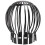 6PCS Gutter Guard Downspouts Filter Strainer Preventing Leaf Debris Branches Roof Moss From Clogging the Pipes 2