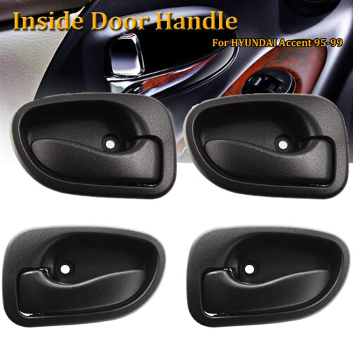4Pcs Insider Door Handle Interior Front Rear Left/Right for  Accent 1995-1999 Auto Replacement Parts 2