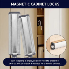 Push Latches for Cabinets 6 Pack Push to Open Cabinet Hardware Push Press Kitchen Door Push Release