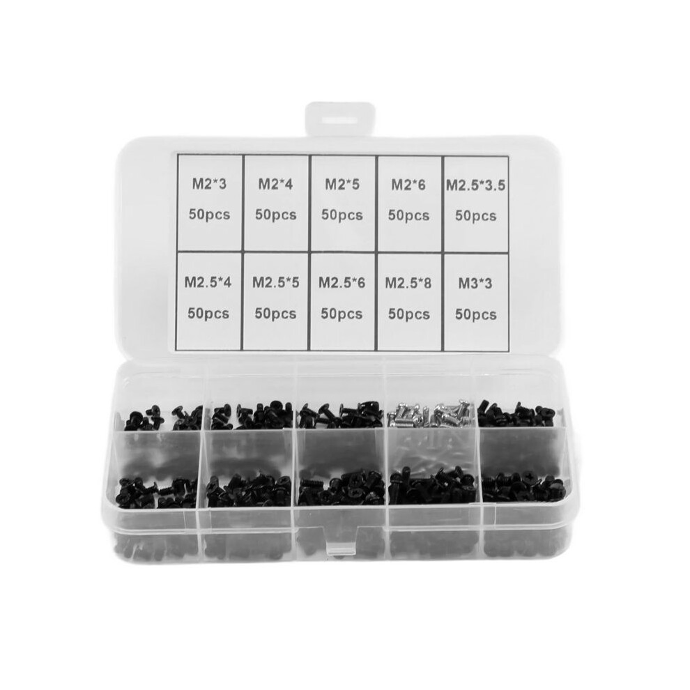 500Pcs Laptop Universal Screw Replacement Kit M2, M2.5, M3 For Gateway 6031417119607