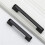 30Pcs Black Handles for Furniture Cabinet Knobs and Handles Kitchen Handles Drawer Knobs Cabinet Pulls 96mm 1