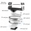 Wall Mount Bracket Desktop Folding Tablet Bracket Adjustable Tablet Wall Mount Bracket Foldable Bracket for  Black 6