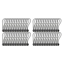 60 Pcs Bungee Cord with Balls Elastic Ties Bungee Toggles Ties for Marquees,Tents Banners,Flag Poles,Tarp