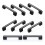 20Pcs Black Handles for Furniture Cabinet Knobs and Handles Kitchen Handles Drawer Knobs Cabinet Pulls 96mm 5