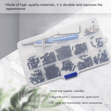316Pcs M2 M2.5 M3 Screw Fastener Sleeve Hex Wrench Swing Arm for 144001 124019 Rc Car Spare Parts