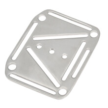 316 Stainless Steel Scuba Diving Sidemount Webbing Connecting Plate Diving Belt Webbing Strap Keeper BCD Accessories S
