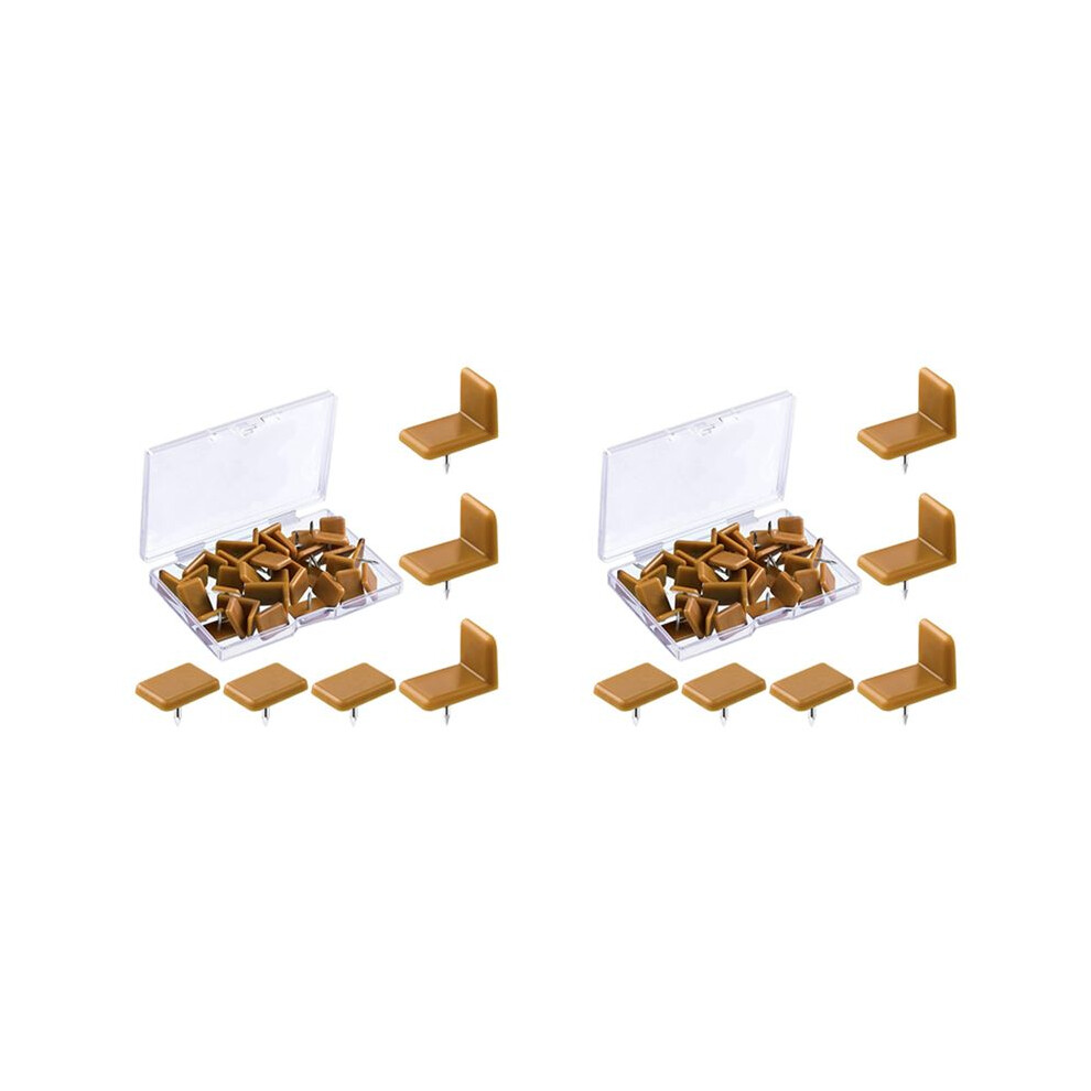 Plastic Drawer Glides And Slides Drawer Stoppers, Tack-In Drawer Tack Glide Plastic For Repairing Dressers, 60 Pcs 6033314495648