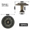 10PCS,Vintage Antique Vintage Handle with Patterned Round Knobs, Used for Furniture, Kitchen Doors and Cupboards 6