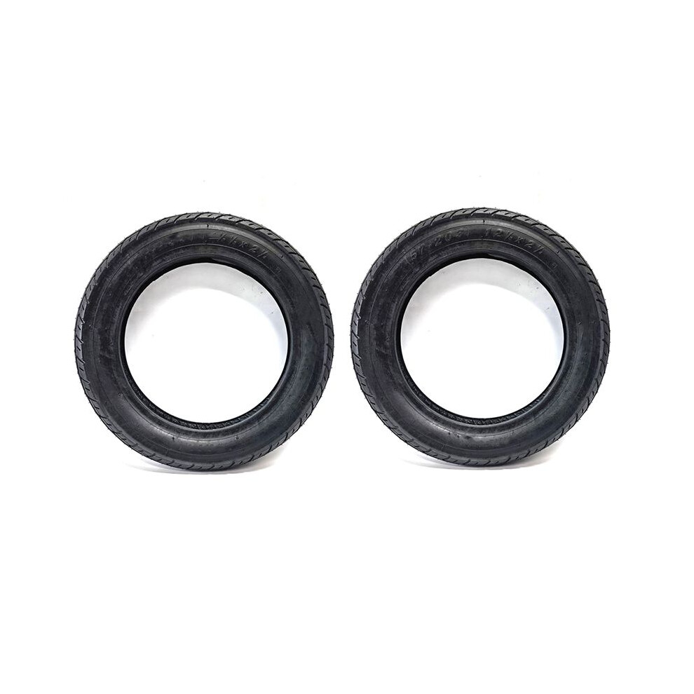 2Pcs 12 1/2X2 1/4 ( 57-203 ) Fits For Many Gas Electric Scooters 12 Inch Tire For St1201 St1202 E-Bike 12 1/2X2 1/4 4712653502072
