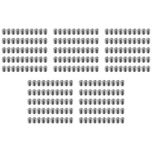 250 Pcs M2.5 x 3mm Acier Inoxydable Jeu de Douilles Hexagonales Vis Sans Tete