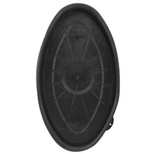 2X Copertura per Boccaporto per Barca Copertura per Boccaporto Rotonda Impermeabile Piastra di Ispezione di Coperta in Plastica per Barca Marina Kayak