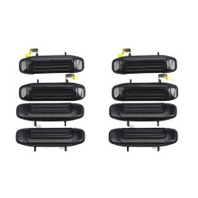 8Pcs Car Front Rear Outer Door Handle Black for Pajero Montero V31 V32 V33 V43 V46 V47