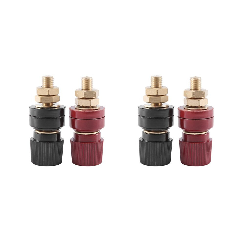 4Pcs Terminal Binding Post, 555 Type Brass Pillar Terminal Block M8 Thread Diameter Binding Post 220V-380V 200A 6031612509258