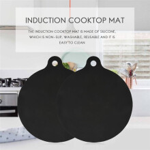 18 Pcs Induction Cooktop Mat Protector Nonslip Silicone Heat Insulation Pad Cook Top Cover Reusable Heat Insulated Mat