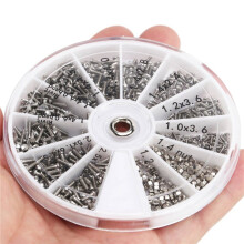 5000Pcs Stainless Steel Screws Set Machine Screws Assortment for PC Glasses Mobile Phone