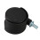 10Pcs 6mm Threaded Stem 40mm Dual Wheel Rotatable Caster Black 6