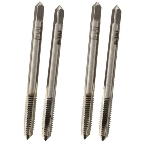 4 Pcs Metal 4Mm M4 Screw Thread Metric Plugs Taps Hand Tool