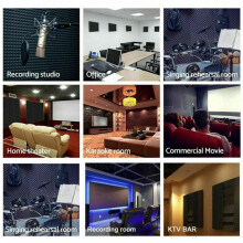 48 Pack Pyramid Shape Soundproof Foam Sound Proof Padding Treatment Panel for Echo Bass Insulation