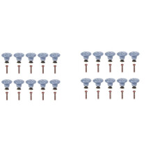 20PCS Ceramic Cabinet Knobs Vintage Drawers Handles for Kitchen Cupboard Drawer Bookcase Furniture Door (with Screws)