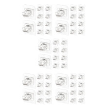 50 Stücke Selbstklebende Vorhang Stangen Halter Ohne Bohrung Vorhang Stangen Halter Ohne Bohrung Nagelfreie Verstellbare Haken -2