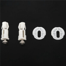 Charnieres de Siege de Toilette Vis WC Fixation de Trou pour Installation Facile 20 Pieces
