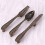 30 Pcs Knife Spoon Fork Kitchen Cabinet Closet Drawer Pull Handles Knobs 3-Inch Center to Center Bronze 2