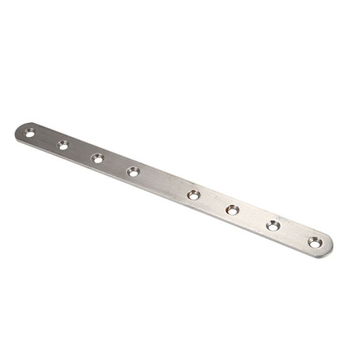 5X Metall 8 Löcher Flach Gerade Design Eckwinkel Winkel 250mm 1
