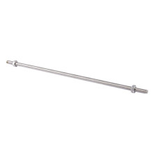 6 Pcs 320mm x M8 Stainless Steel Thread Bar Stock Rod Silver Tone