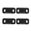 6 Set Sliding Barn Door Floor Guide Bottom Adjustable Dual Clip Floor Mounted Guide Hardware 2