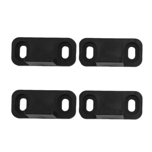 6 Set Sliding Barn Door Floor Guide Bottom Adjustable Dual Clip Floor Mounted Guide Hardware 2