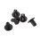 6Mm X 12Mm Plastic Rivets Car Push Clips 100 Pcs 6