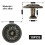 30PCS,Vintage Antique Vintage Handle with Patterned Round Knobs, Used for Furniture, Kitchen Doors and Cupboards 6