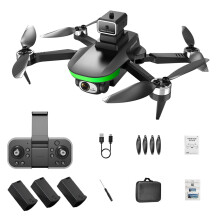 Foldable RC Drone with 6K Adjustable Camera Brushless Motor for Aerial Photography Kids Adults