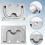 2X Stainless Steel Hatch  Solid Boat Hatch Handles for Boat Deck Hatch Handles Ring Pulls Recessed Cover Handles 3